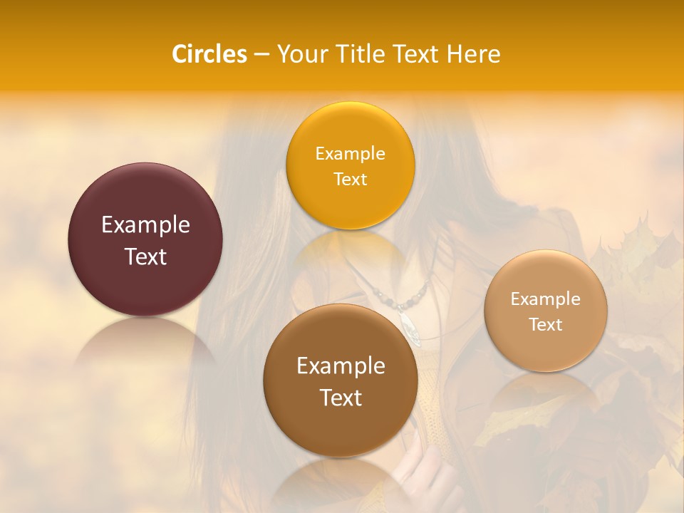 Nymph Woman People PowerPoint Template