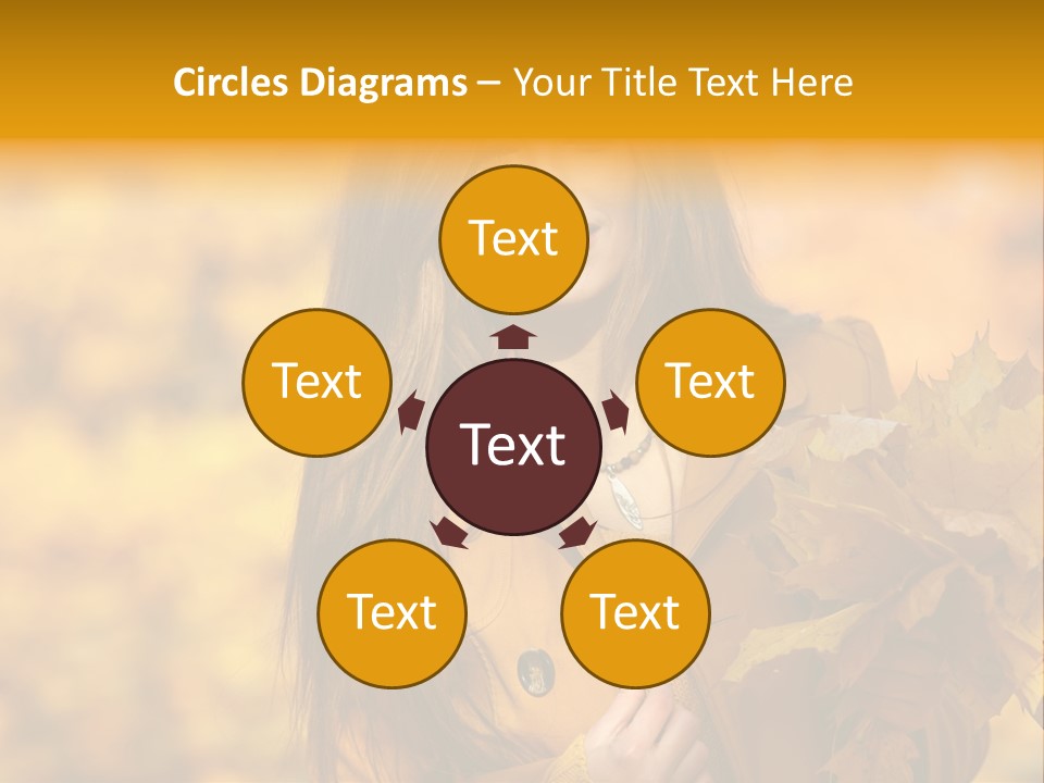 Nymph Woman People PowerPoint Template