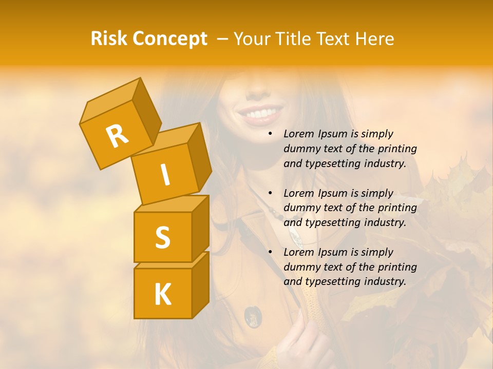 Nymph Woman People PowerPoint Template