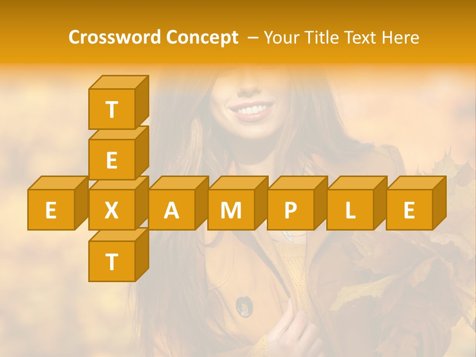 Nymph Woman People PowerPoint Template