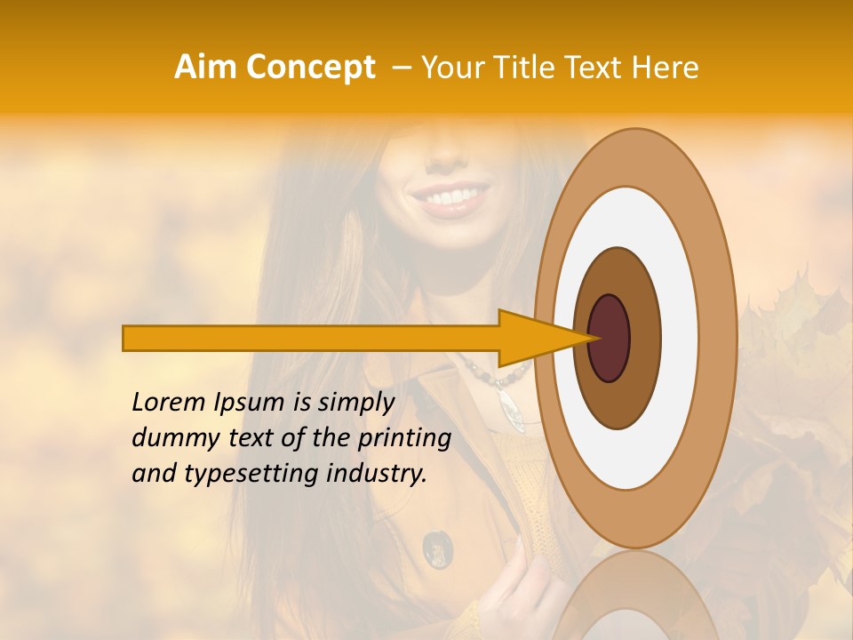 Nymph Woman People PowerPoint Template