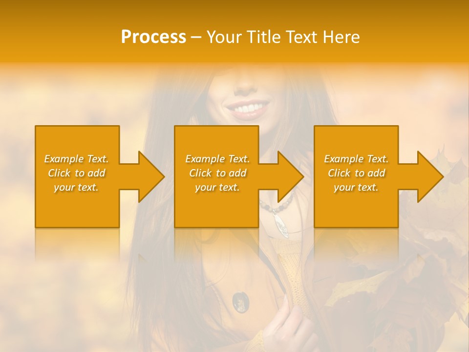 Nymph Woman People PowerPoint Template