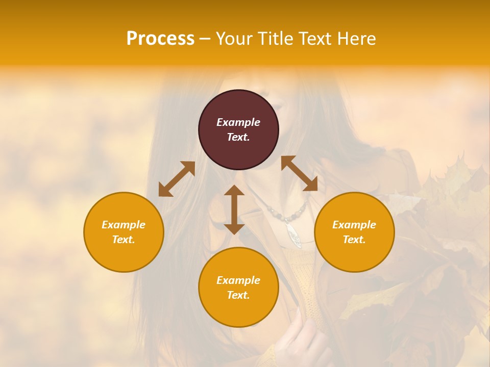 Nymph Woman People PowerPoint Template