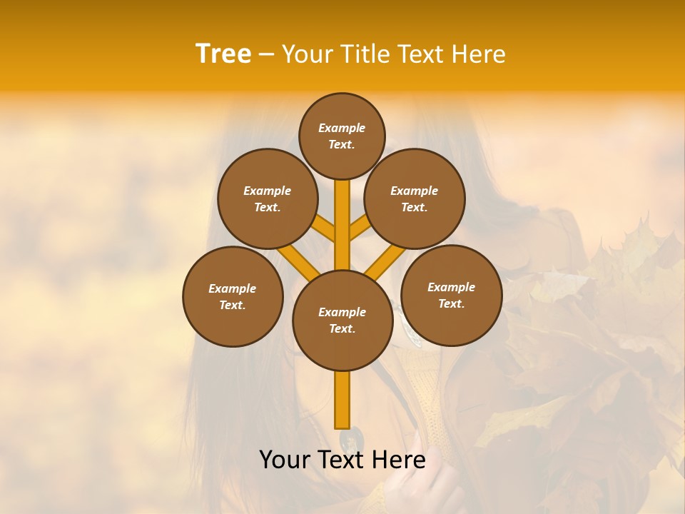 Nymph Woman People PowerPoint Template