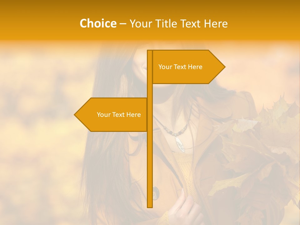 Nymph Woman People PowerPoint Template