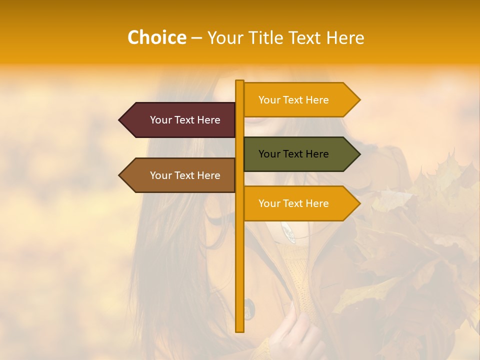 Nymph Woman People PowerPoint Template