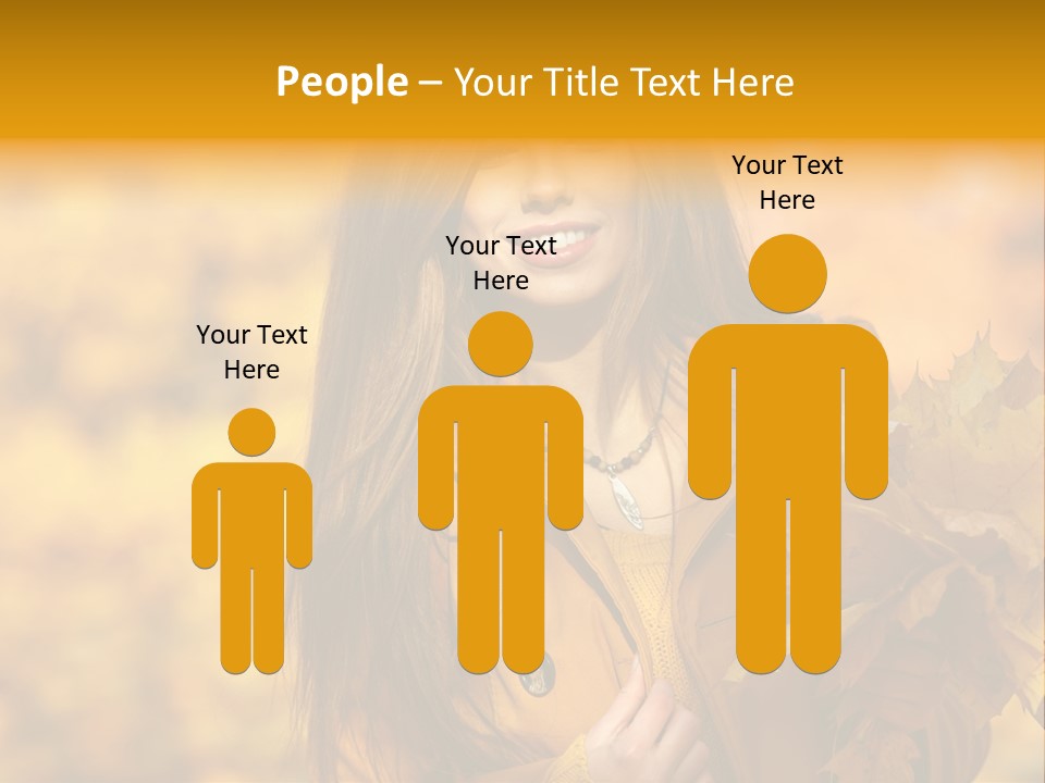 Nymph Woman People PowerPoint Template