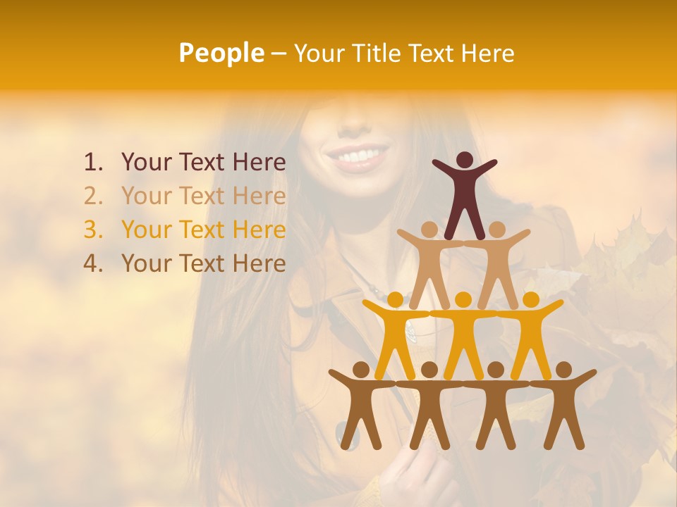 Nymph Woman People PowerPoint Template