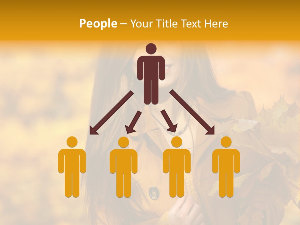 Nymph Woman People PowerPoint Template