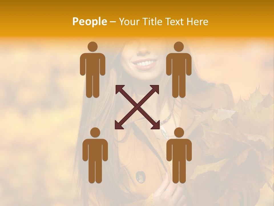 Nymph Woman People PowerPoint Template