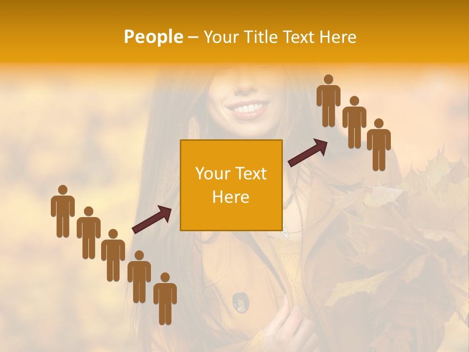 Nymph Woman People PowerPoint Template