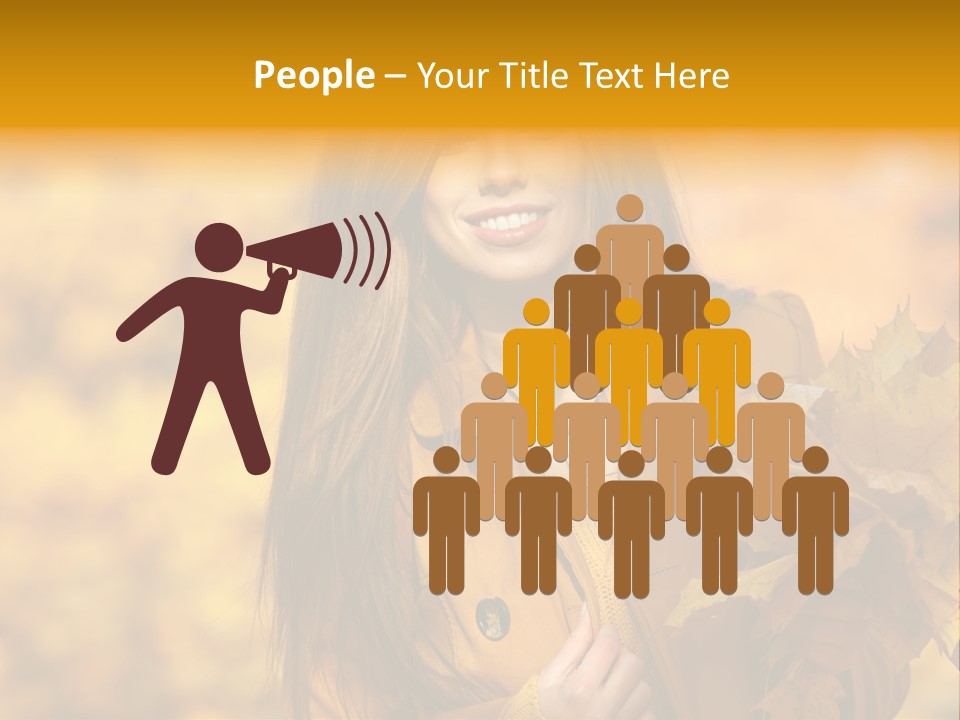 Nymph Woman People PowerPoint Template