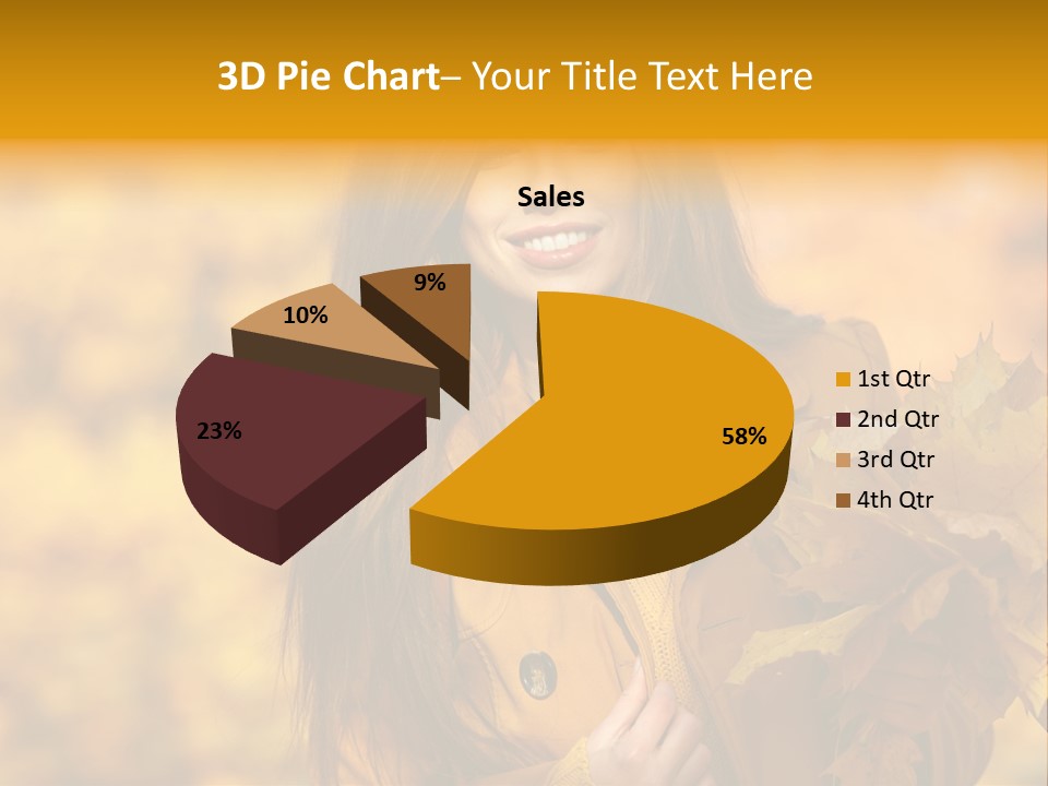 Nymph Woman People PowerPoint Template