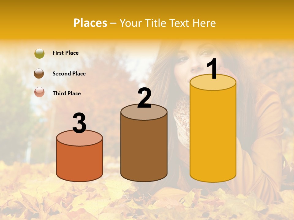 Golden Cute Attractive PowerPoint Template