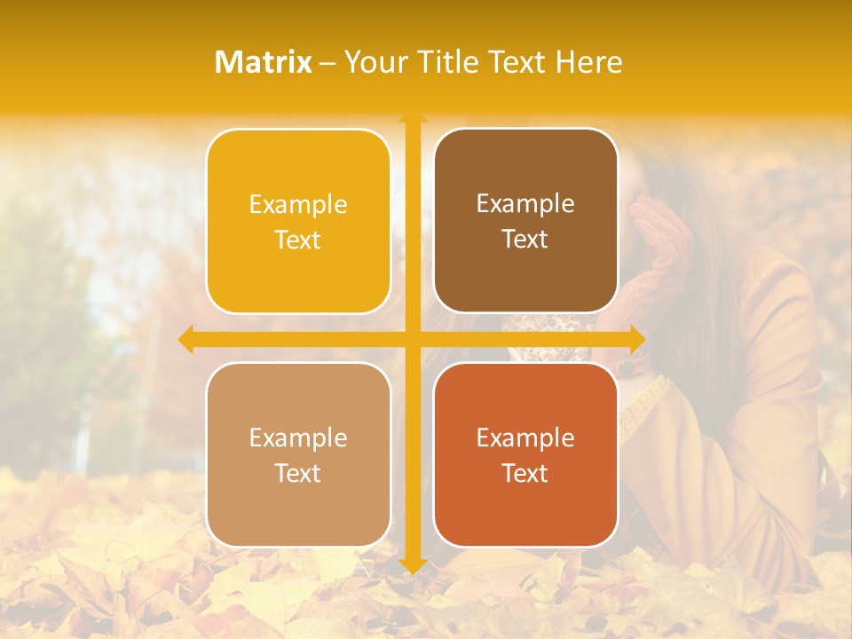 Golden Cute Attractive PowerPoint Template