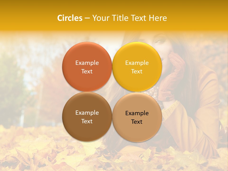 Golden Cute Attractive PowerPoint Template