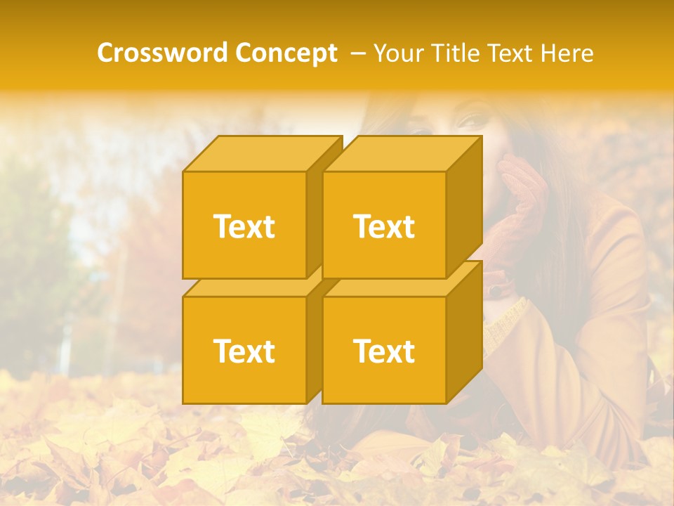 Golden Cute Attractive PowerPoint Template