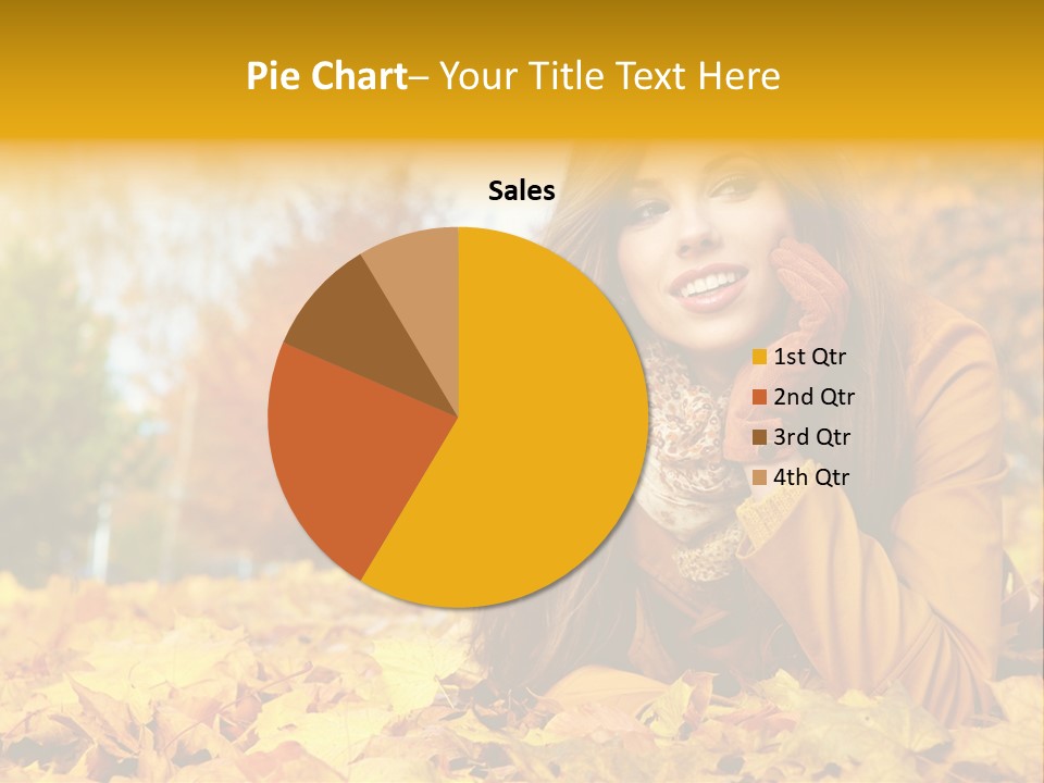 Golden Cute Attractive PowerPoint Template