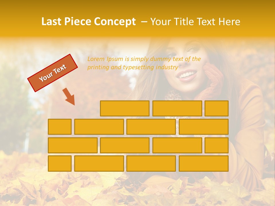 Golden Cute Attractive PowerPoint Template