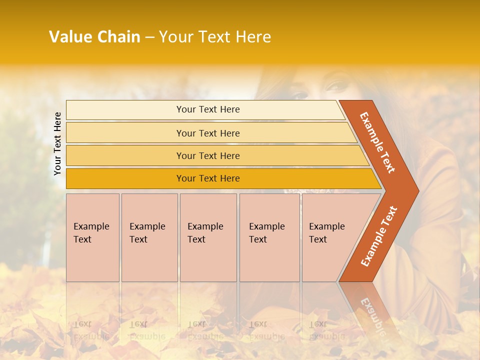 Golden Cute Attractive PowerPoint Template
