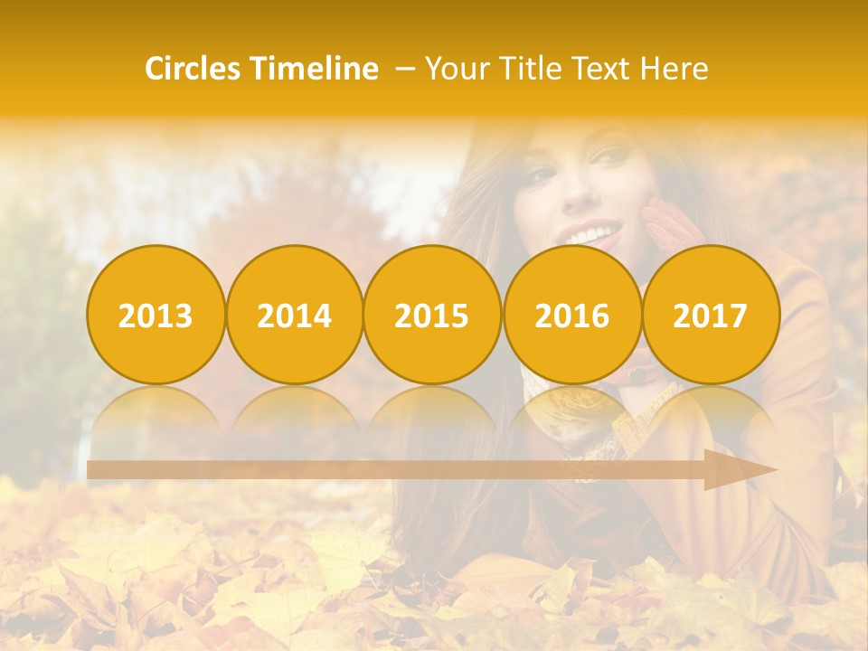 Golden Cute Attractive PowerPoint Template