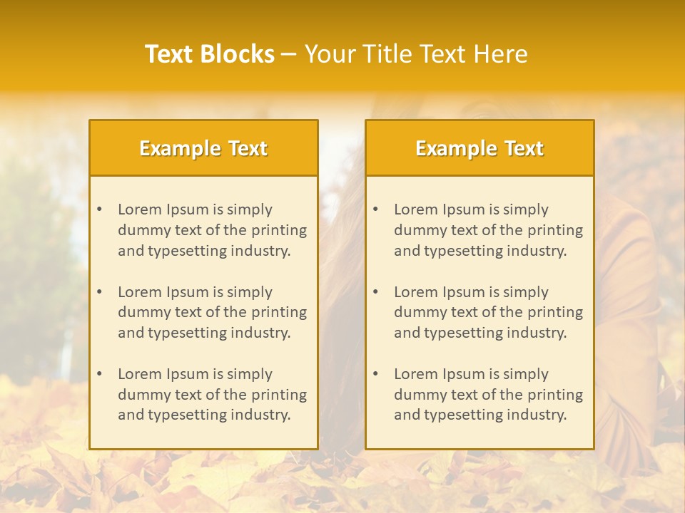 Golden Cute Attractive PowerPoint Template