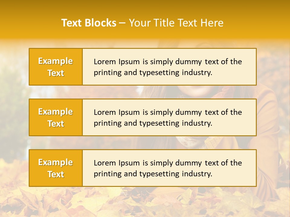 Golden Cute Attractive PowerPoint Template