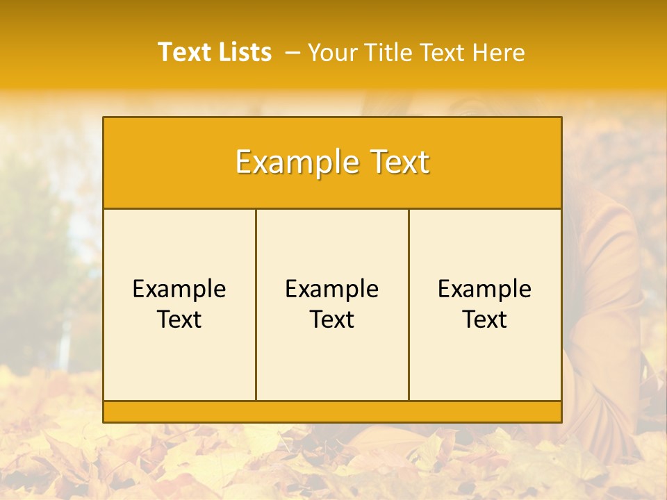 Golden Cute Attractive PowerPoint Template