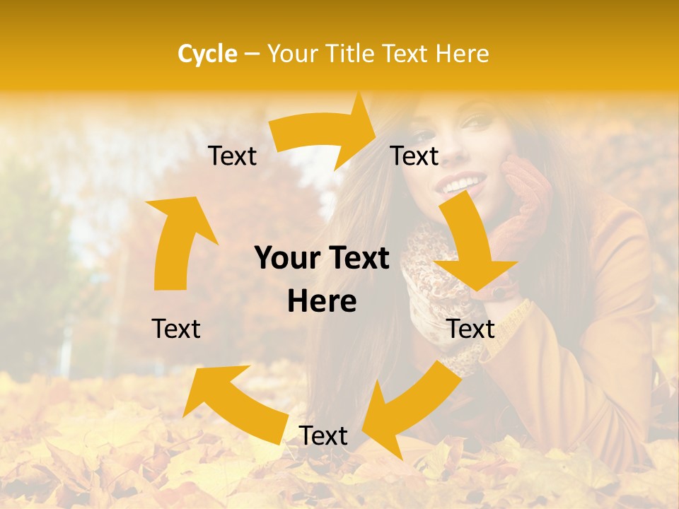 Golden Cute Attractive PowerPoint Template