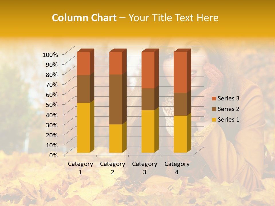 Golden Cute Attractive PowerPoint Template