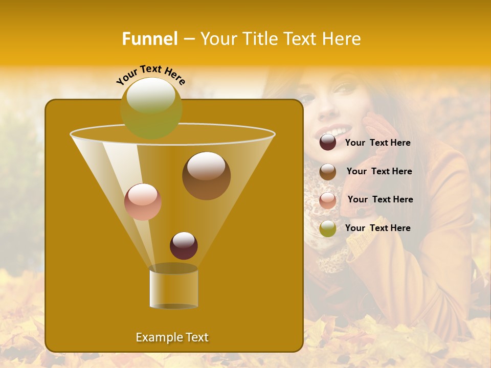 Golden Cute Attractive PowerPoint Template