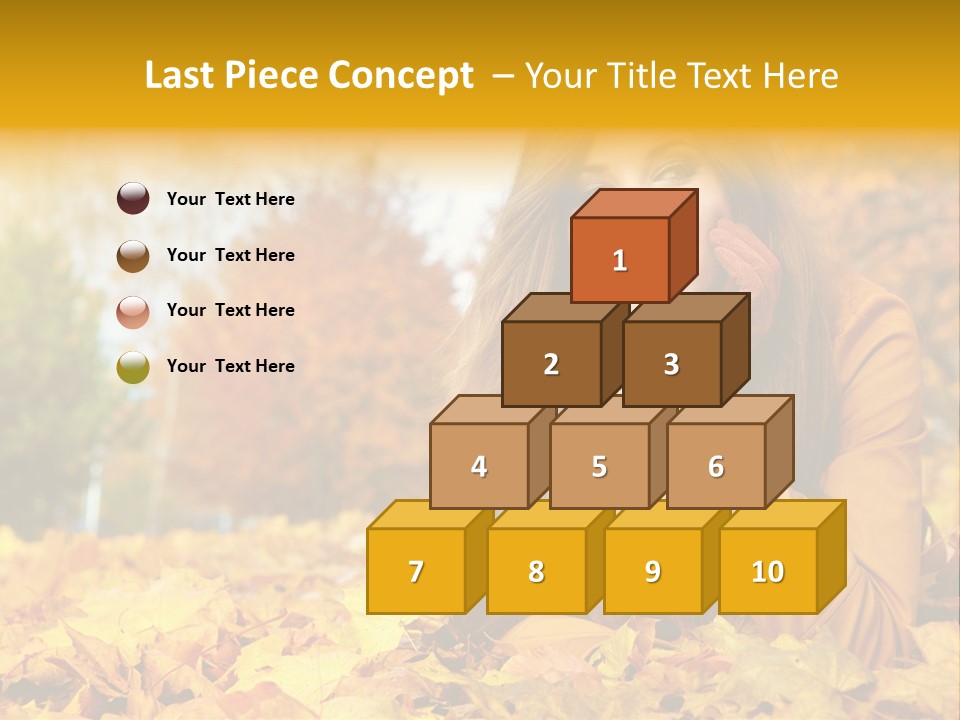 Golden Cute Attractive PowerPoint Template