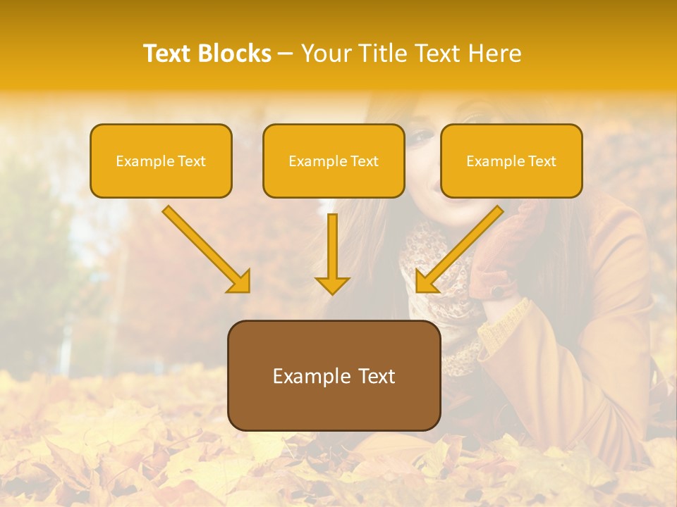 Golden Cute Attractive PowerPoint Template