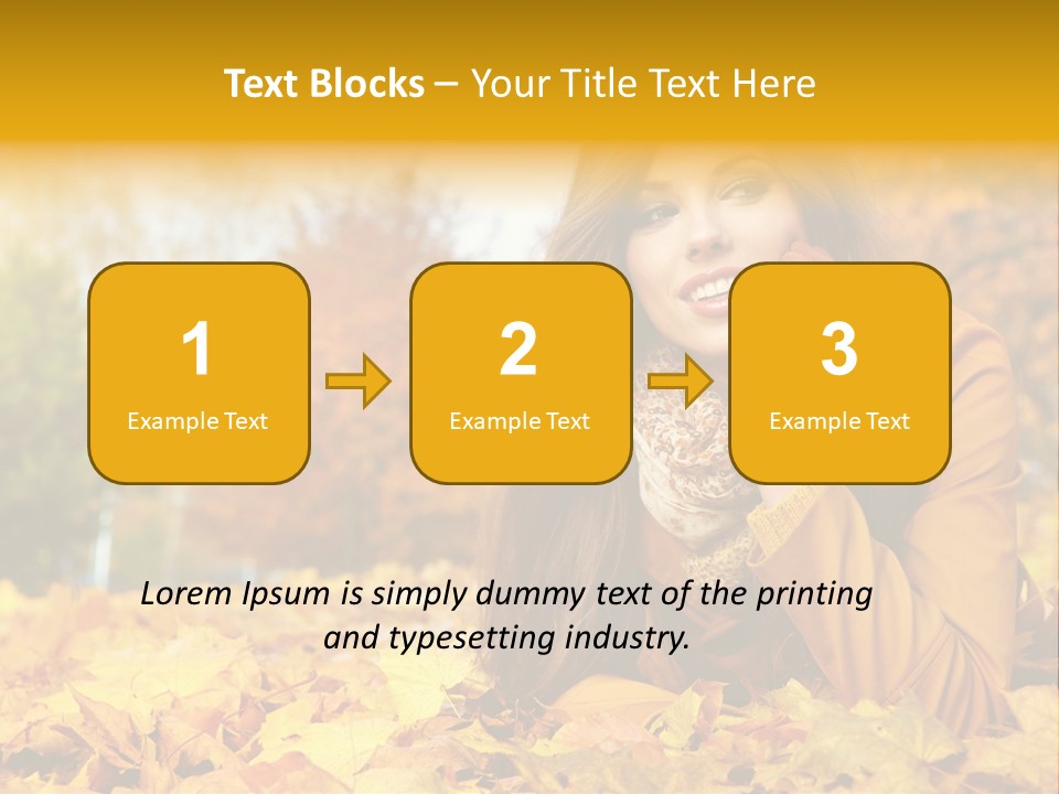 Golden Cute Attractive PowerPoint Template