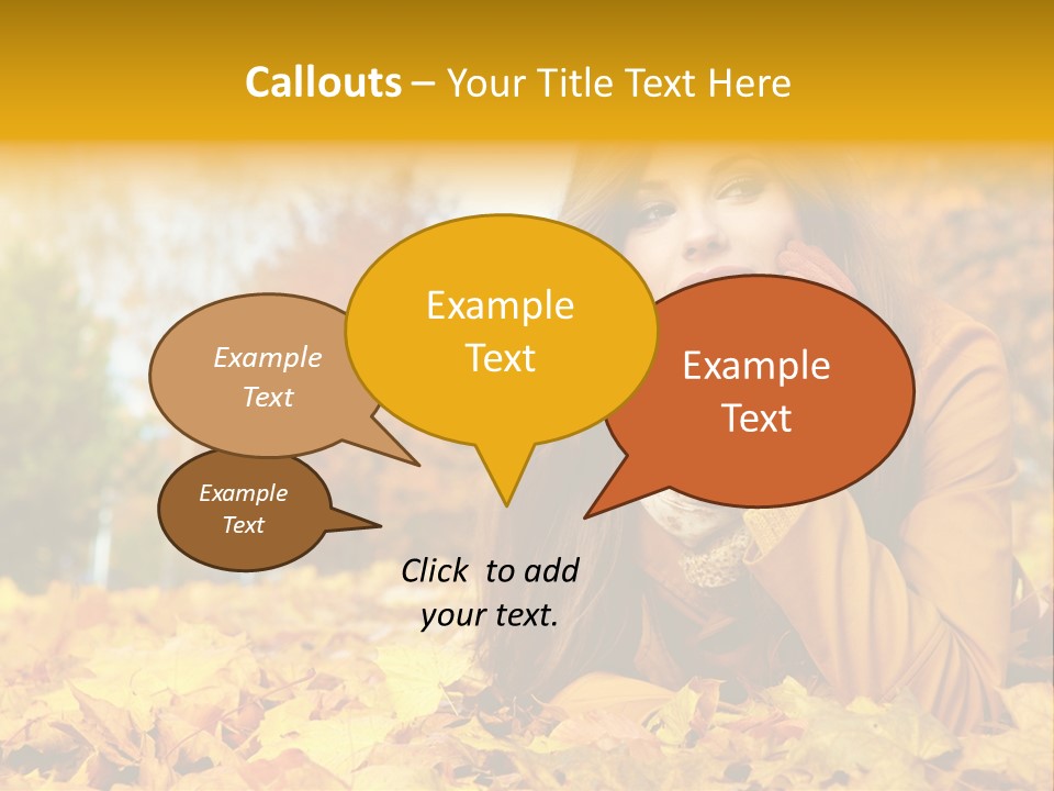 Golden Cute Attractive PowerPoint Template