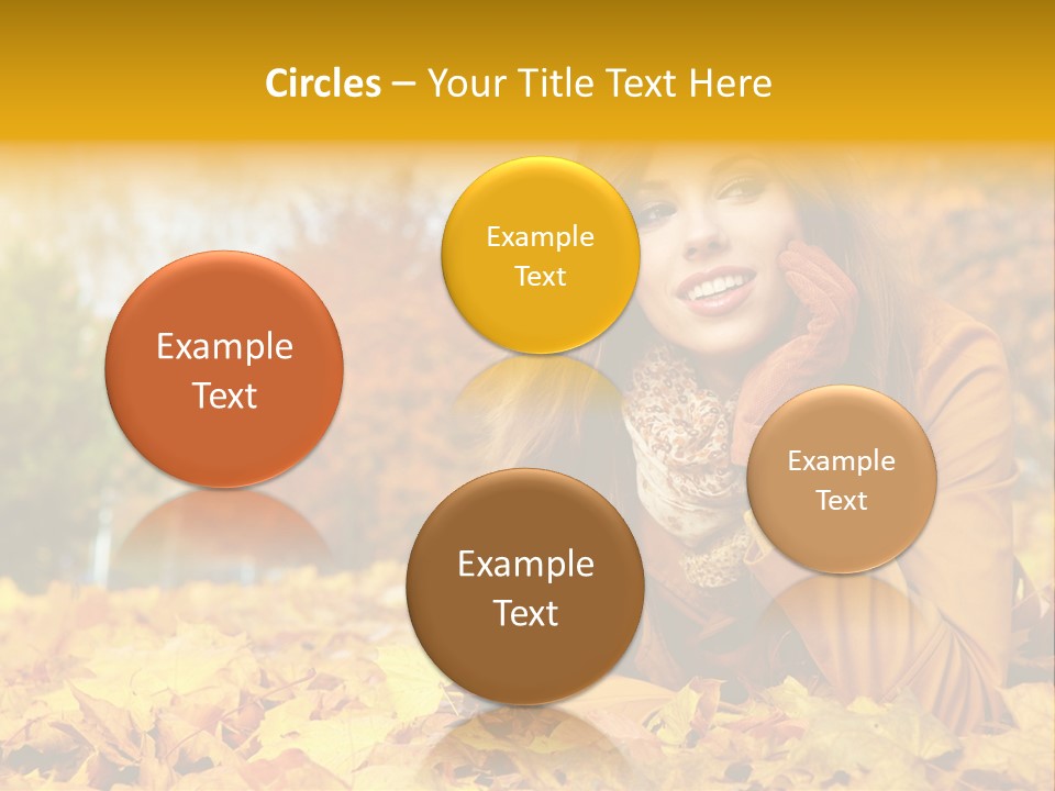 Golden Cute Attractive PowerPoint Template