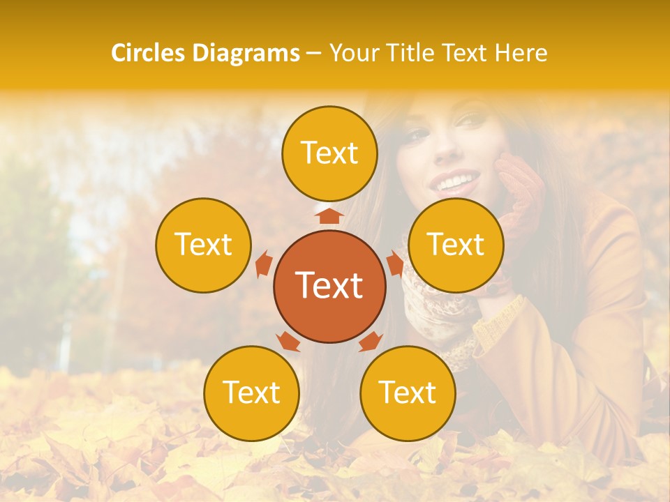 Golden Cute Attractive PowerPoint Template