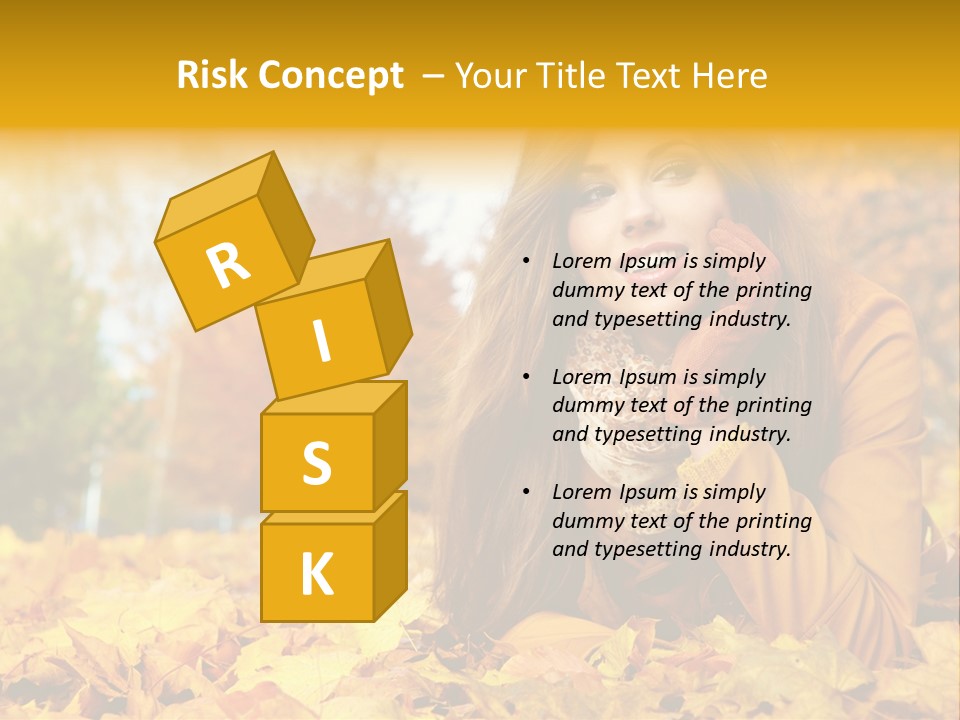 Golden Cute Attractive PowerPoint Template