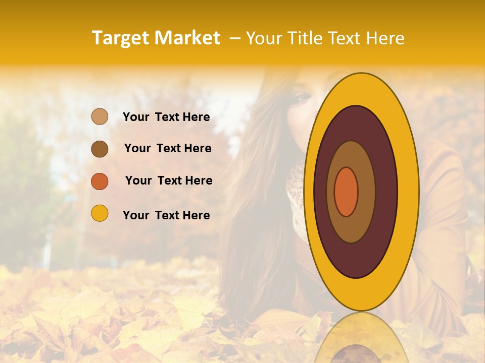 Golden Cute Attractive PowerPoint Template