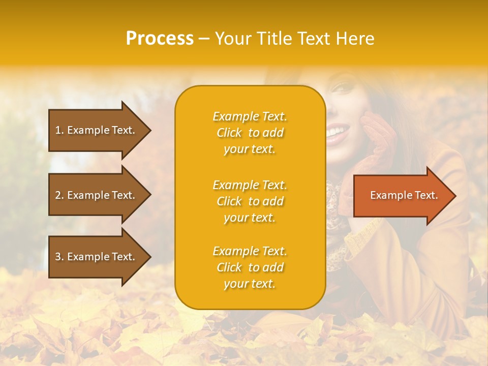 Golden Cute Attractive PowerPoint Template