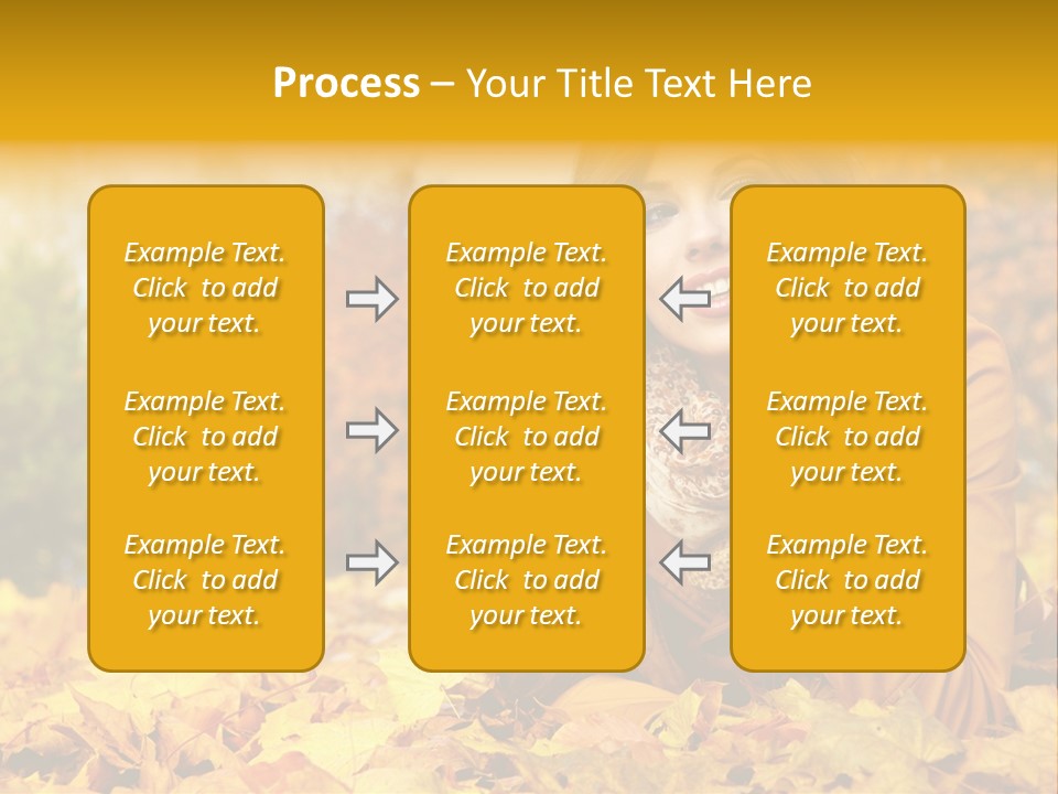 Golden Cute Attractive PowerPoint Template