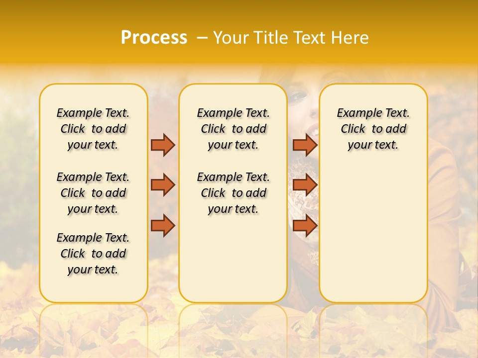 Golden Cute Attractive PowerPoint Template