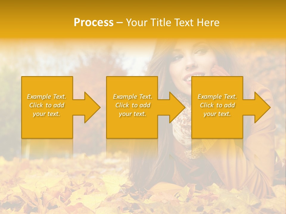 Golden Cute Attractive PowerPoint Template