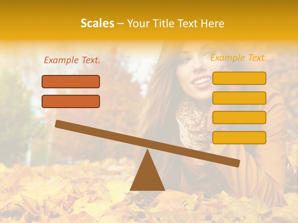 Golden Cute Attractive PowerPoint Template