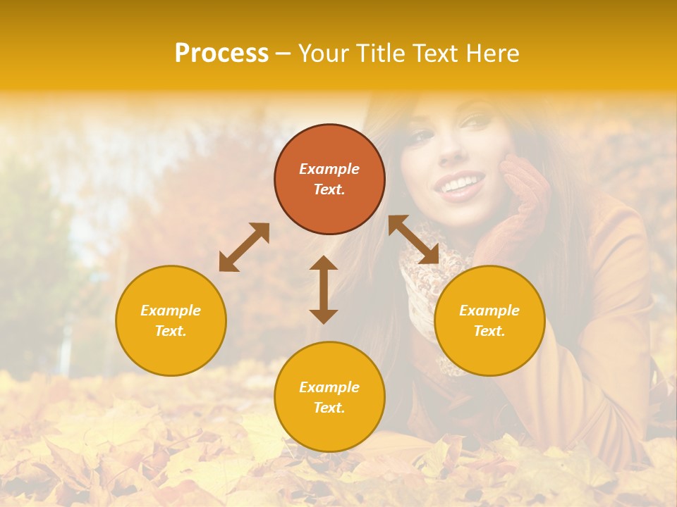 Golden Cute Attractive PowerPoint Template