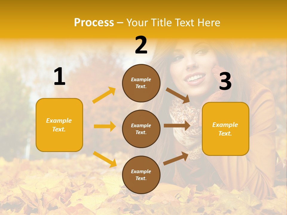 Golden Cute Attractive PowerPoint Template