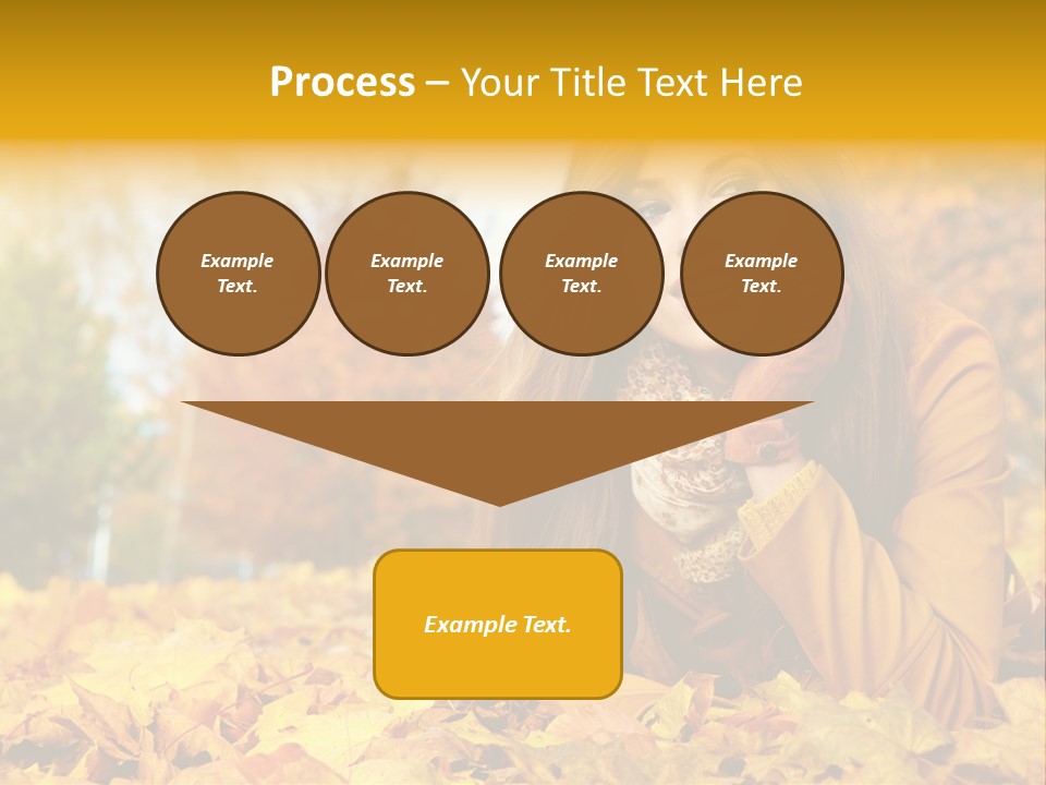 Golden Cute Attractive PowerPoint Template