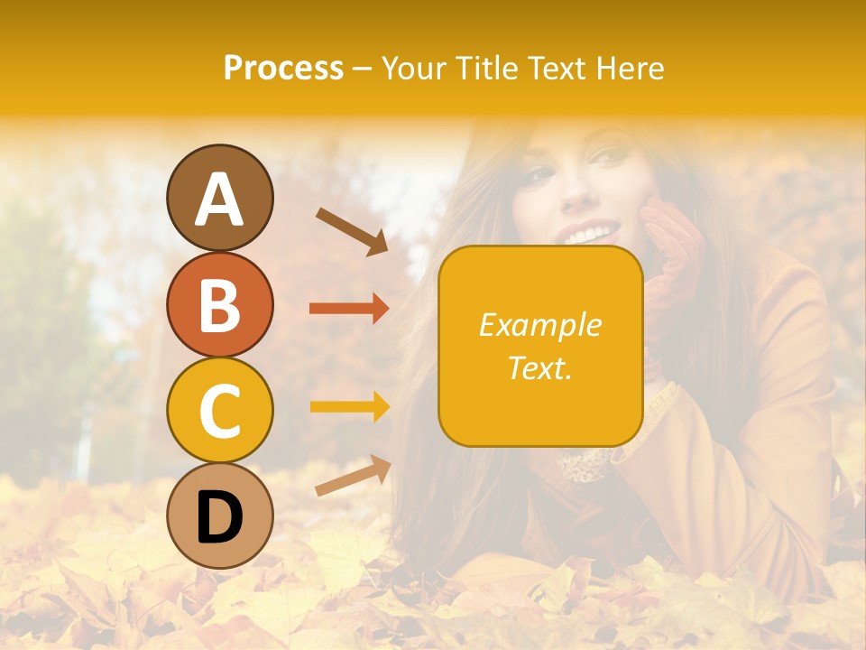 Golden Cute Attractive PowerPoint Template