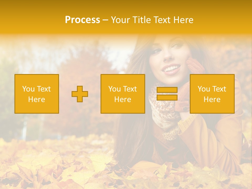 Golden Cute Attractive PowerPoint Template