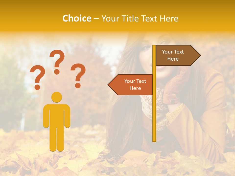 Golden Cute Attractive PowerPoint Template